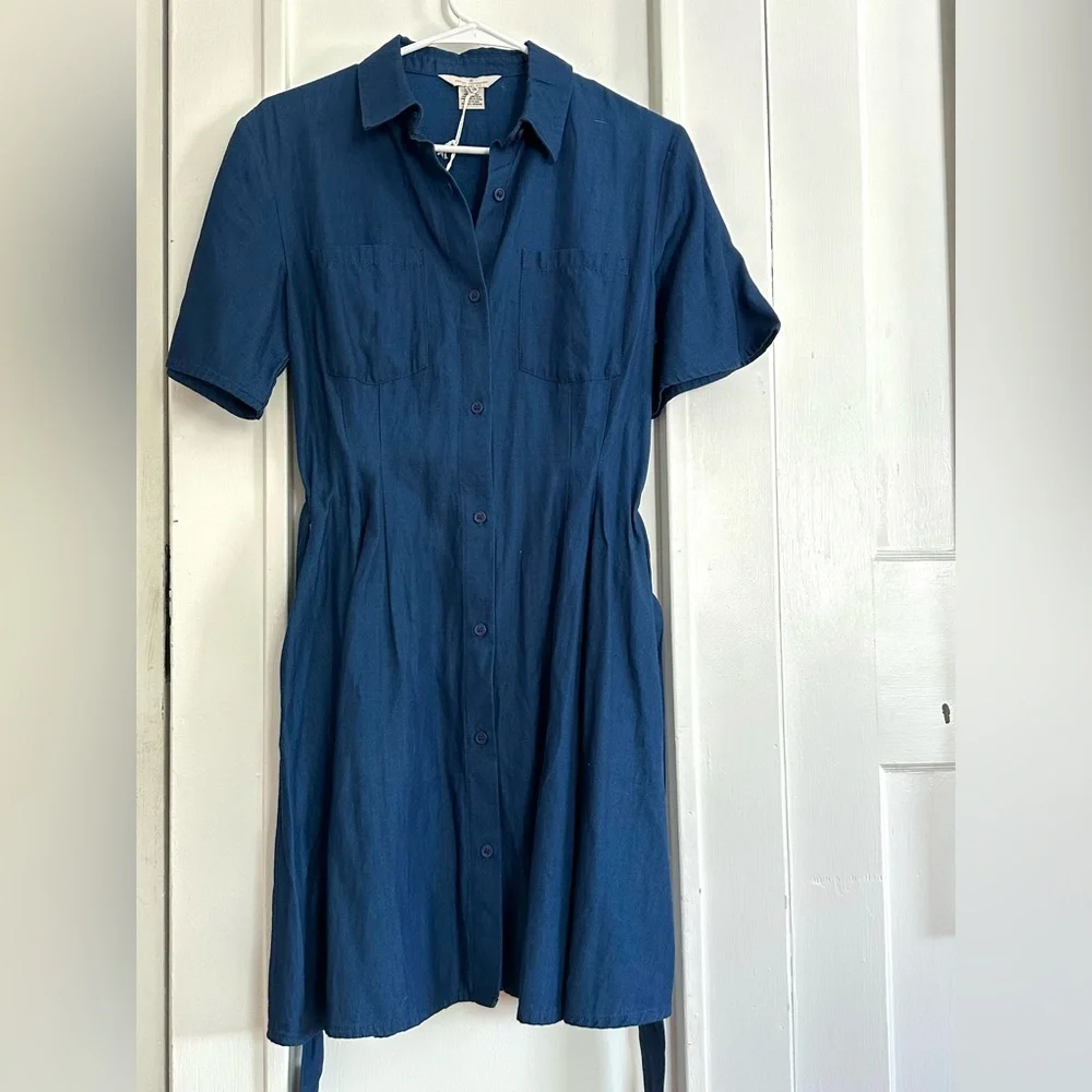 French Connection Navy Midi Dress - Picture 7 of 7